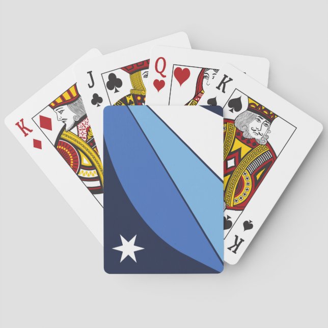 Jeu De Cartes Drapeau de la Colombie (Caroline du Sud) (dos)