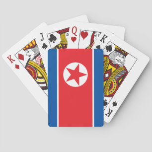 Jeu De Cartes Drapeau de la Corée du Nord