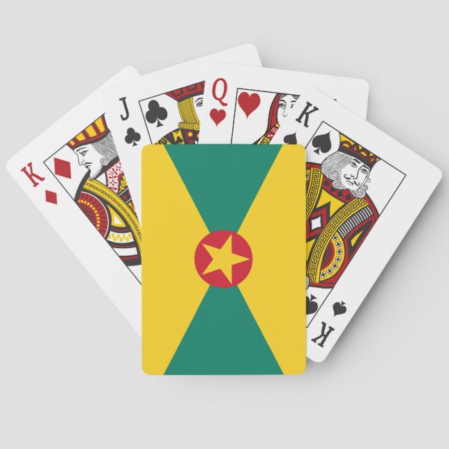 Jeu De Cartes Drapeau de la Grenade (dos)