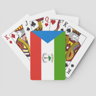 Jeu De Cartes Drapeau de la Guinée équatoriale