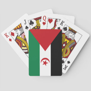 Jeu De Cartes Drapeau de la République arabe sahraouie démocrati