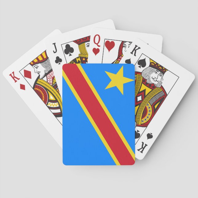 Jeu De Cartes Drapeau de la République démocratique du Congo (dos)