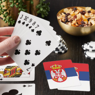 Jeu De Cartes drapeau de la Serbie