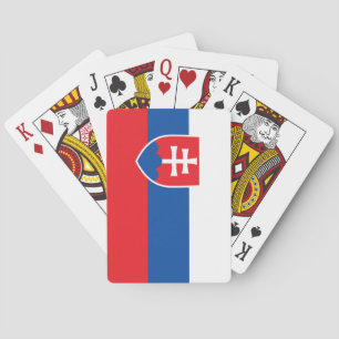 Jeu De Cartes Drapeau de la Slovaquie