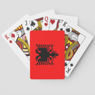 Jeu De Cartes Drapeau de l'Albanie