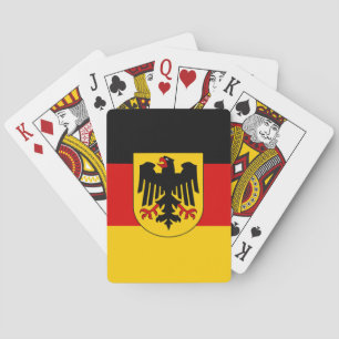 Jeu De Cartes Drapeau de l'Allemagne - le Bundesdienstflagge