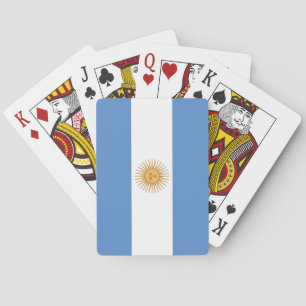Jeu De Cartes Drapeau de l'Argentine