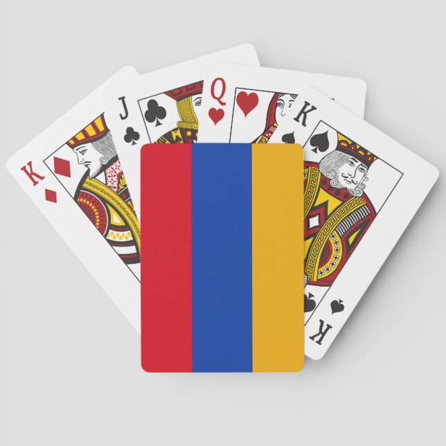 Jeu De Cartes Drapeau de l'Arménie (dos)