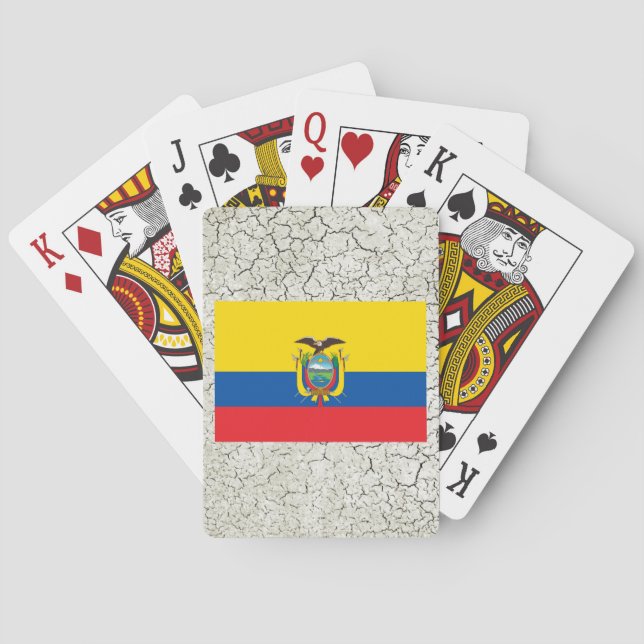 Jeu De Cartes Drapeau de l'Equateur (dos)