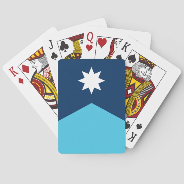 Jeu De Cartes Drapeau de l'État du Minnesota (dos)