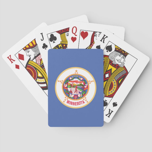 Jeu De Cartes Drapeau de l'État du Minnesota (dos)