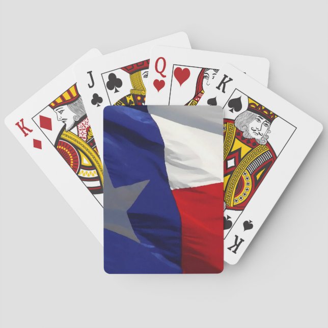 Jeu De Cartes Drapeau de l'État du Texas (dos)