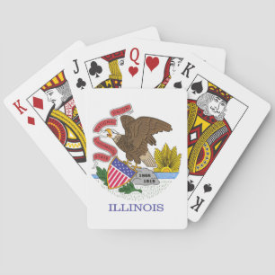 Jeu De Cartes Drapeau de l'Illinois