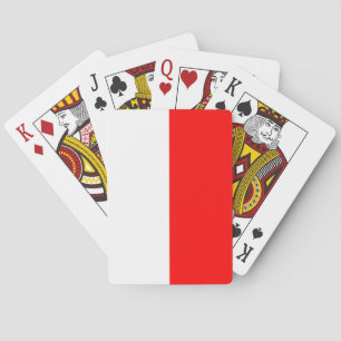 Jeu De Cartes Drapeau de l'Indonésie