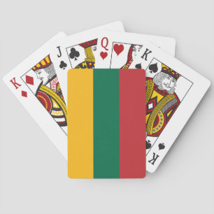 Jeu De Cartes Drapeau de Lituanie patriotique