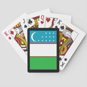 Jeu De Cartes Drapeau de l'Ouzbékistan