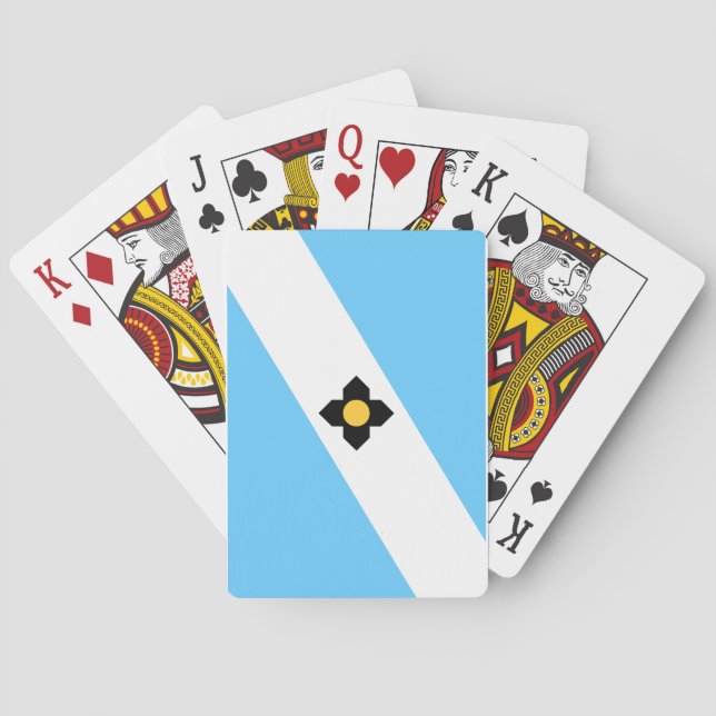 Jeu De Cartes Drapeau de Madison, Wisconsin (dos)