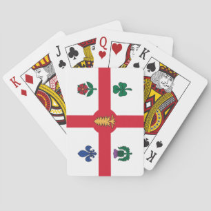 Jeu De Cartes Drapeau de Montréal (Québec, Canada)