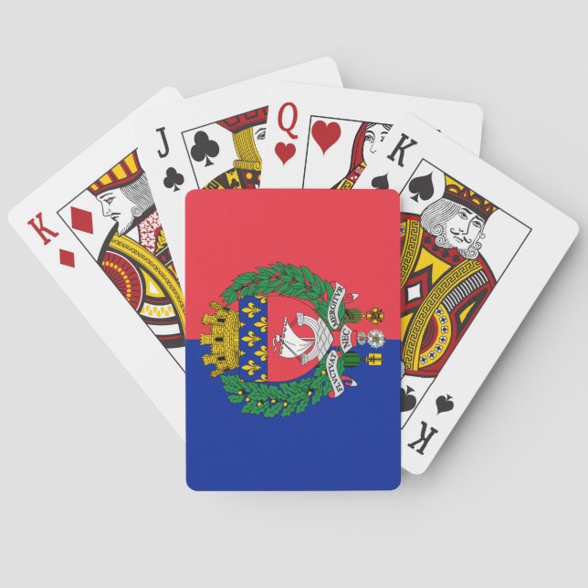 Jeu De Cartes Drapeau de Paris (dos)