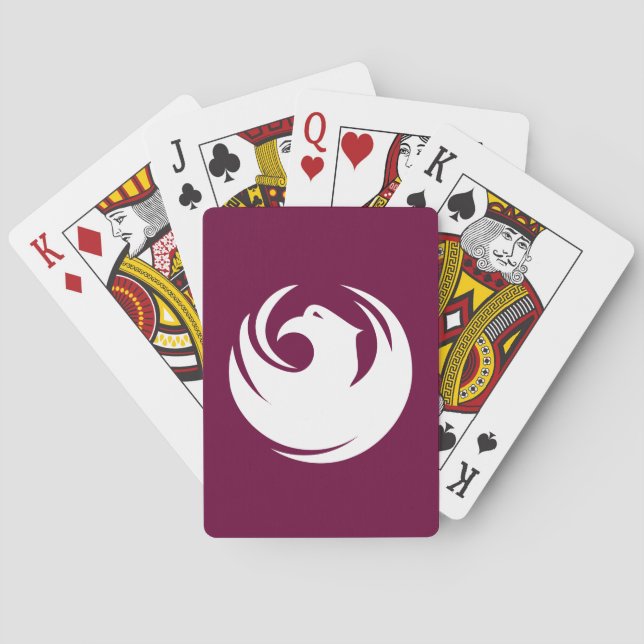 Jeu De Cartes Drapeau de Phoenix, Arizona (dos)