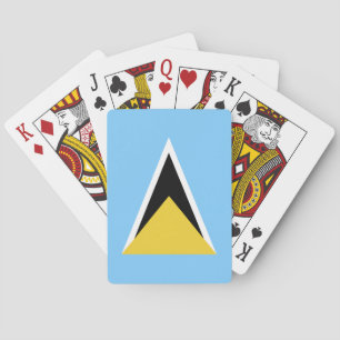 Jeu De Cartes Drapeau de Sainte-Lucie