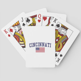 Jeu De Cartes Drapeau des États-Unis de Cincinnati