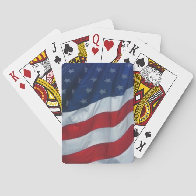 Jeu De Cartes Drapeau des États-Unis - Vieux Glory Playing Cards (dos)