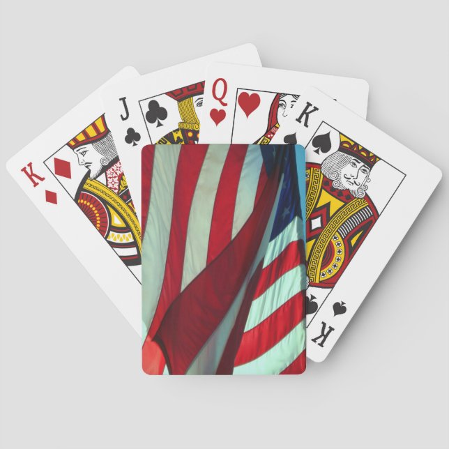 Jeu De Cartes Drapeau des États-Unis - Vieux Glory Playing Cards (dos)