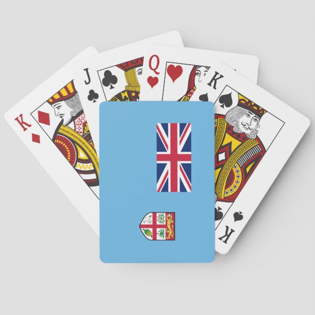 Jeu De Cartes Drapeau des Fidji (dos)
