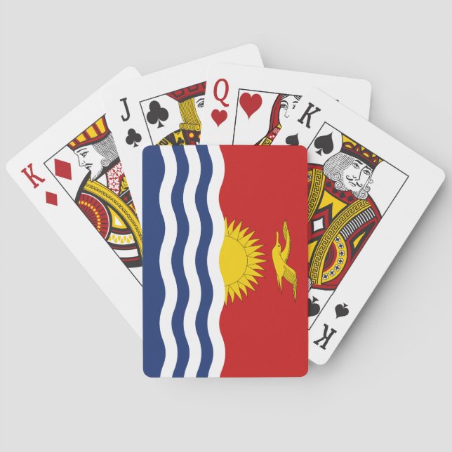 Jeu De Cartes Drapeau des Kiribati (dos)