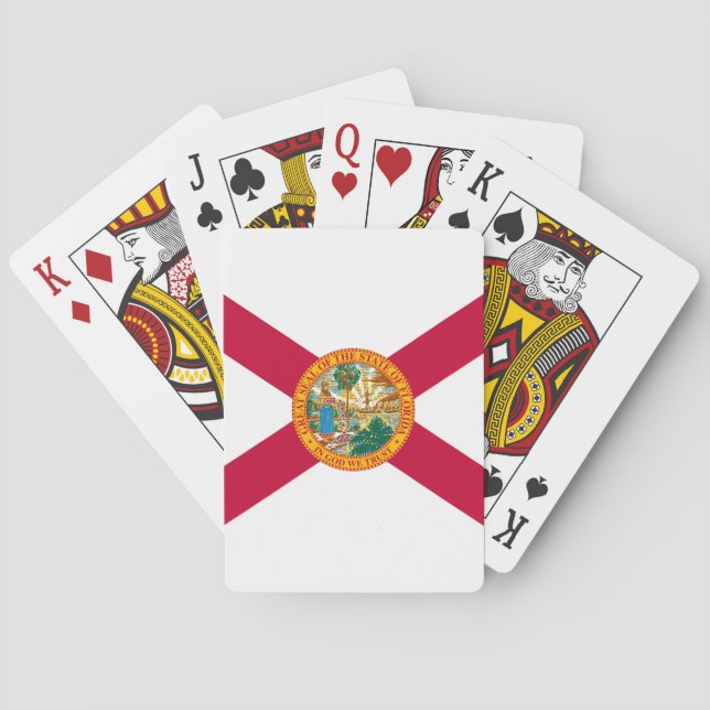 Jeu De Cartes Drapeau d'État de Floride (dos)