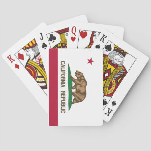 Jeu De Cartes Drapeau d'État de la République de Californie