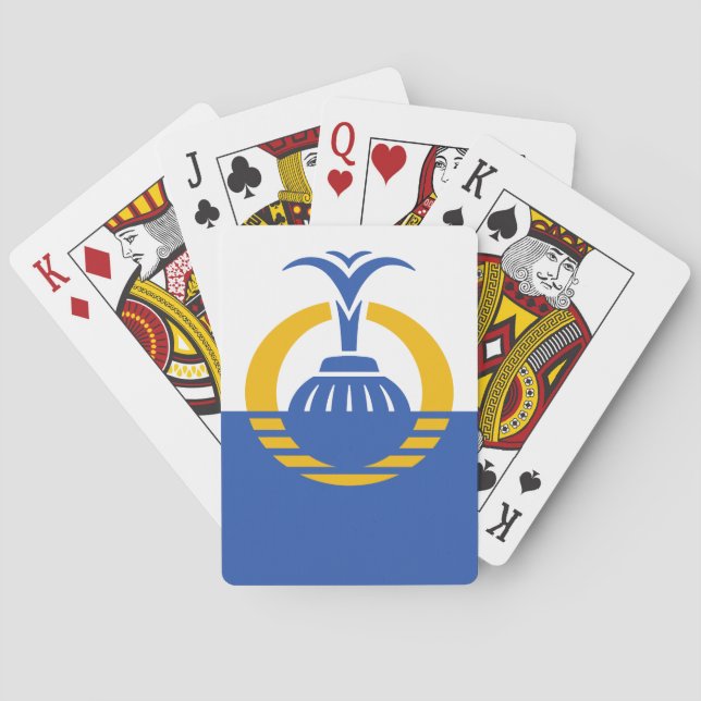Jeu De Cartes Drapeau d'Orlando, Floride. (dos)