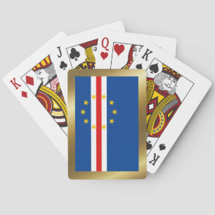 Jeu De Cartes Drapeau du Cap Vert Jouer des cartes