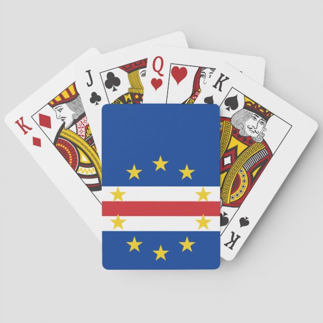 Jeu De Cartes Drapeau du Cap-Vert Jouer des cartes (dos)