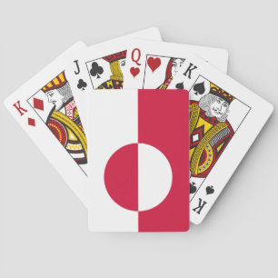 Jeu De Cartes Drapeau du Groenland