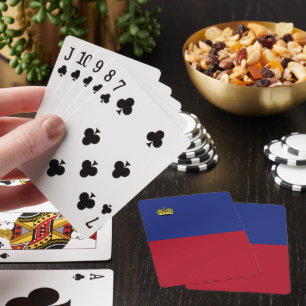 Jeu De Cartes Drapeau du Liechtenstein