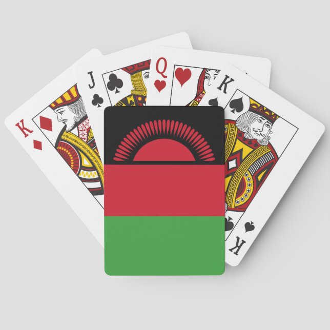 Jeu De Cartes Drapeau du Malawi (dos)