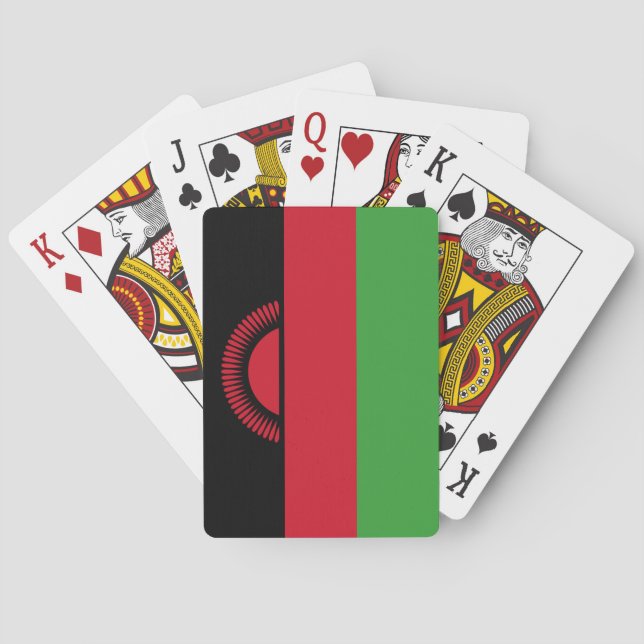 Jeu De Cartes Drapeau du Malawi (dos)