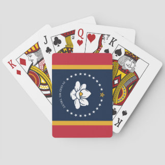 Jeu De Cartes Drapeau du Mississippi - Nouveau Drapeau de Magnol
