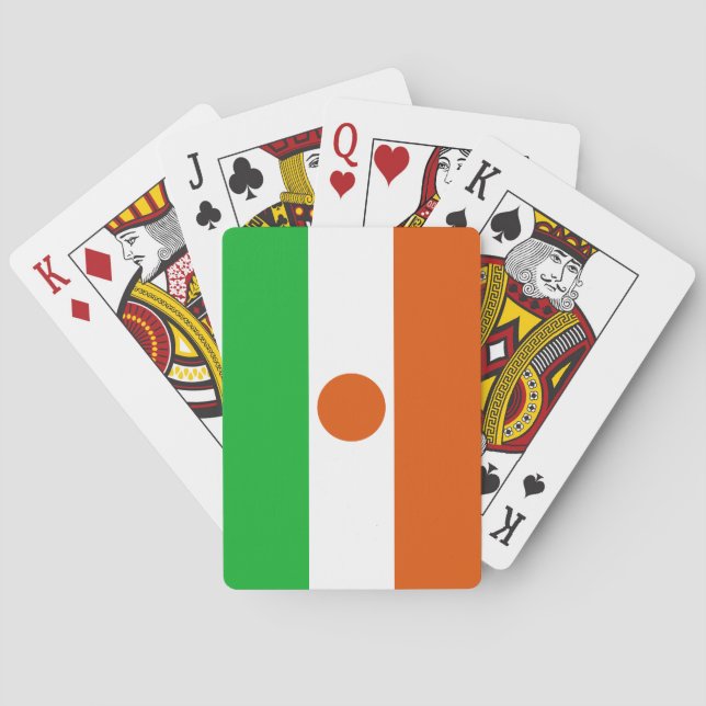 Jeu De Cartes Drapeau du Niger (dos)