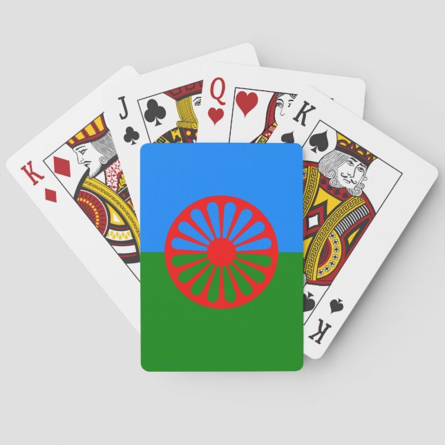 Jeu De Cartes Drapeau du peuple rom (dos)