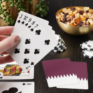 Jeu De Cartes Drapeau du Qatar