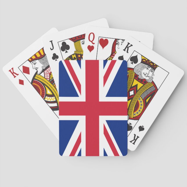 Jeu De Cartes Drapeau du Royaume-Uni (dos)