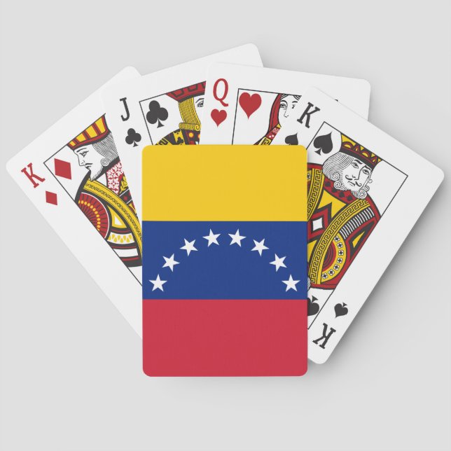 Jeu De Cartes Drapeau du Venezuela (dos)