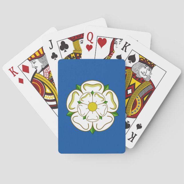Jeu De Cartes Drapeau du Yorkshire (dos)