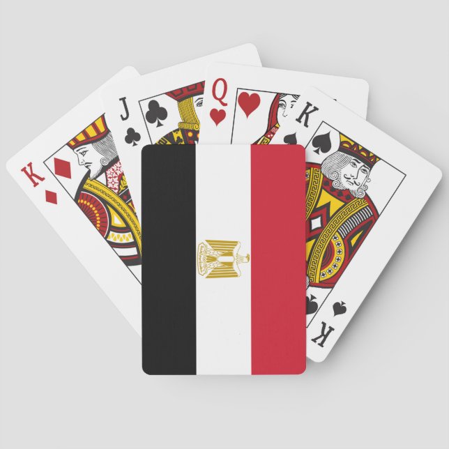 Jeu De Cartes Drapeau égyptien (dos)