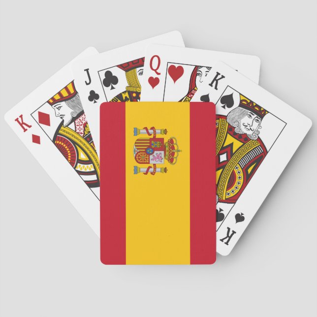 Jeu De Cartes Drapeau (espagnol) de l'Espagne (dos)