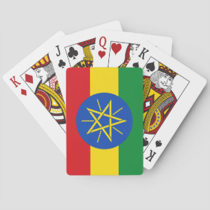 Jeu De Cartes Drapeau éthiopien