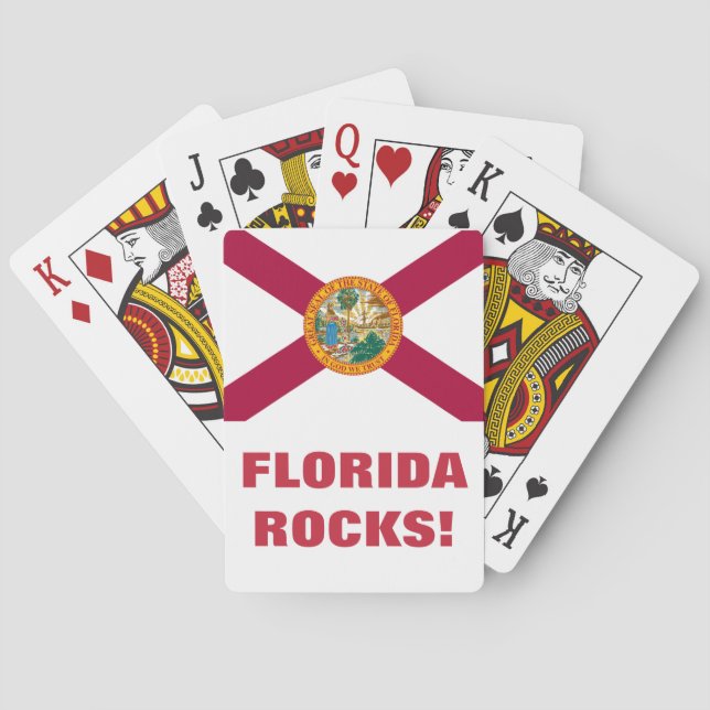 JEU DE CARTES DRAPEAU FLORIDA (dos)